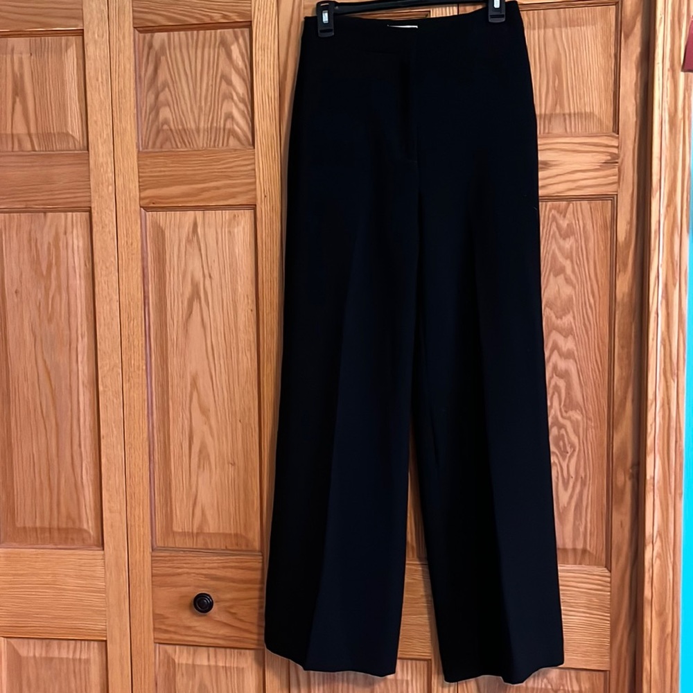 High waisted black slacks